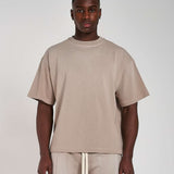 BLANK HEAVYWEIGHT FADE OUT TEE MOCHA
