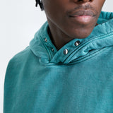WASHED BLANK HOODIE GREEN