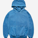 WASHED BLANK HOODIE BLUE