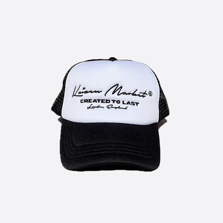 AUTOGRAPH TRUCKER HAT WHITE