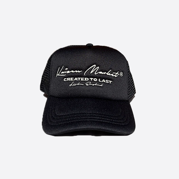 AUTOGRAPH TRUCKER HAT BLACK