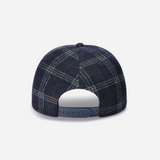 PLAID SCRIPT HAT