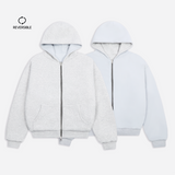 GREY/STONE REVERSIBLE ZIP HOODIE - 3RD ANNIVERSARY