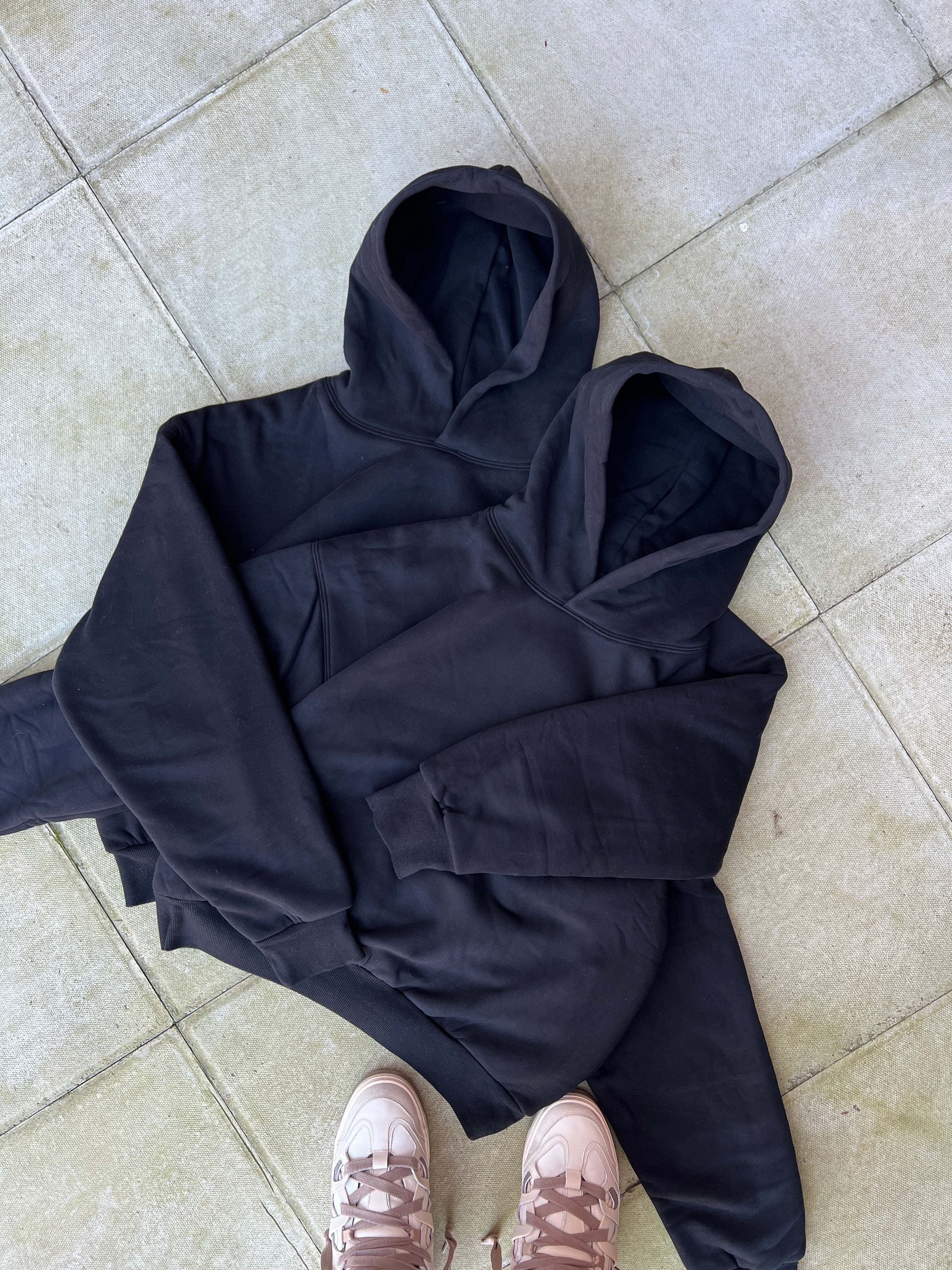 DOUBLE LAYERED HOODIE MIDNIGHT